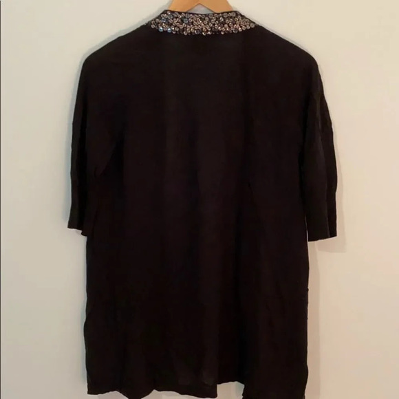 Express // Open Front Sequin Cardigan - Picture 4 of 4